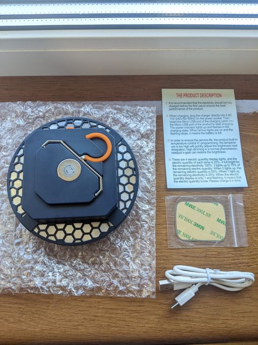 Кемпінговий ліхтар MOS-14 9900mAh