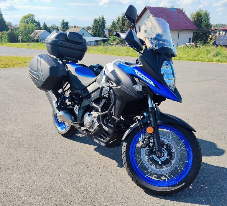 Suzuki V-STROM 650 salon PL, super stan, akcesoria