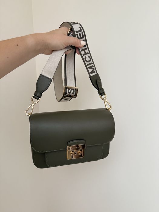 Сумка Michael Kors Sloan оливкова