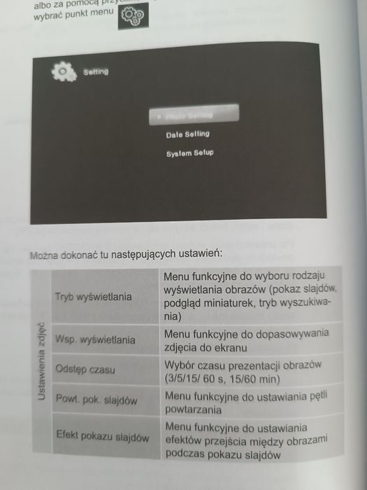 Ramka elektroniczna do zdjęć z pilotem - HAMA