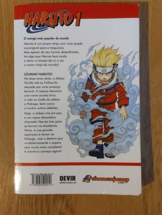 Naruto N.º 1, Masashi Kishimoto - Livro