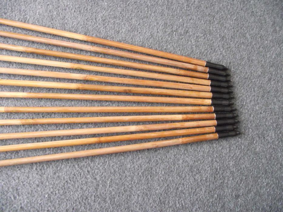 55-65 bambus nr 591 Komplet 33" strzał do łuku strzała drewniana