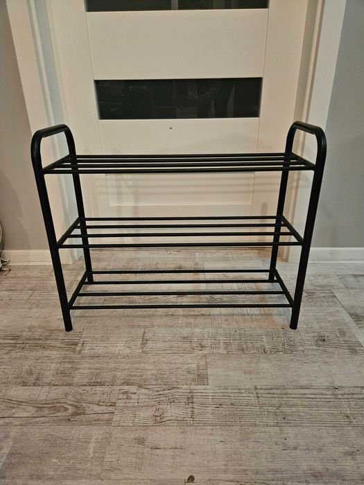 Pudełka z 3 poziomami czarna dom przechowywanie