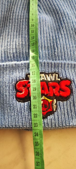 Шапка теплая на флисе голубая.