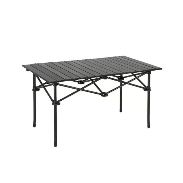Складаний туристичний стіл 120×55×50 см чорний
