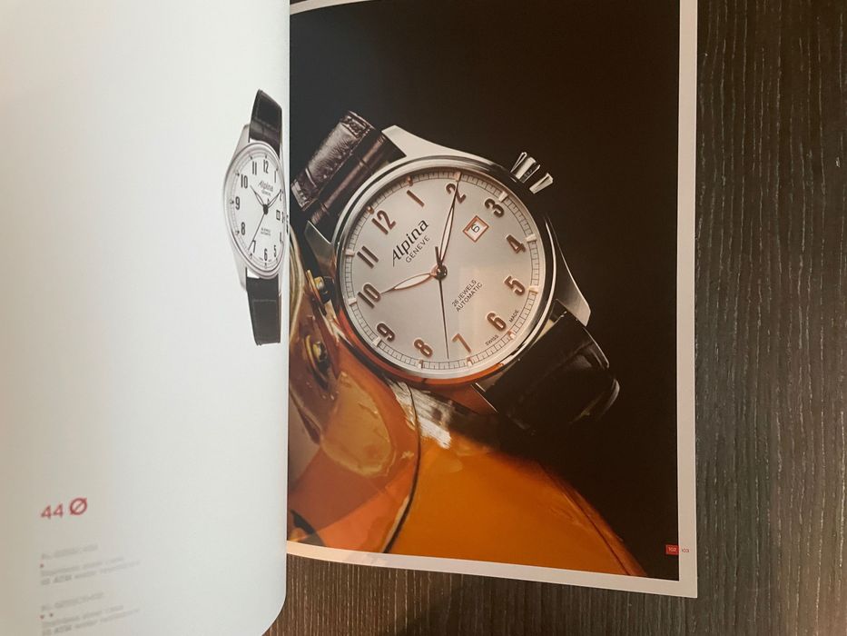 Katalog zegarków marki ALPINA 2012