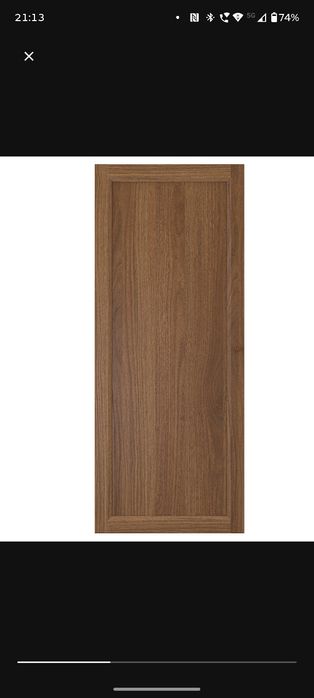 Drzwi do regału OXBERG,orzech 40x97cm ,2 szt. Stan jak nowe