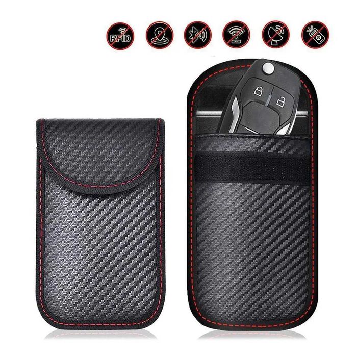 Bolsa Bloqueadora Sinal Chave Moto Gaiola Faraday