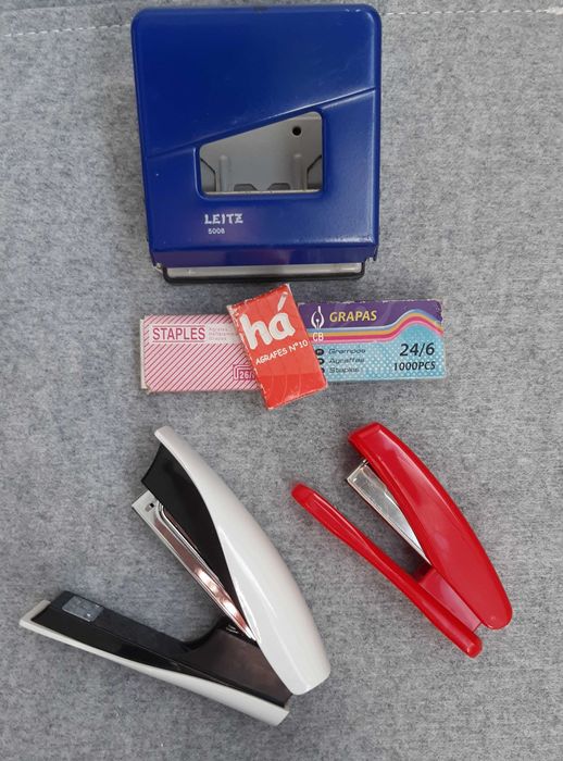 Agrafadores + furador