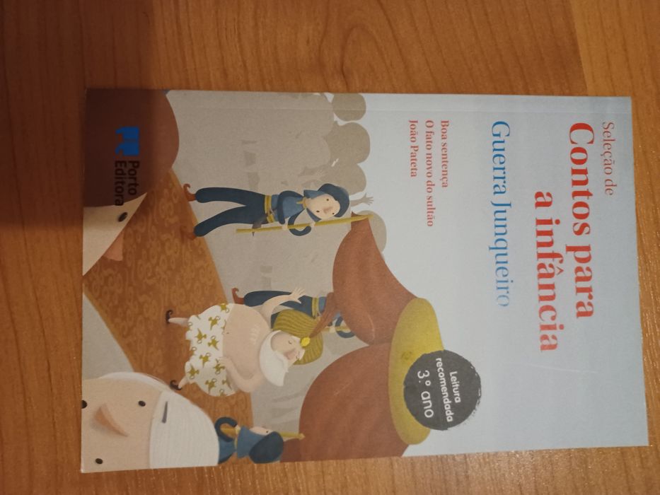 Livro Contos para a infância de Guerra Junqueiro - PNL 3 Ano