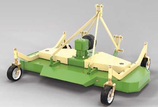 Trzy nożowa kosiarka pielęgnacyjna GRS120 na kołach stark 120cm