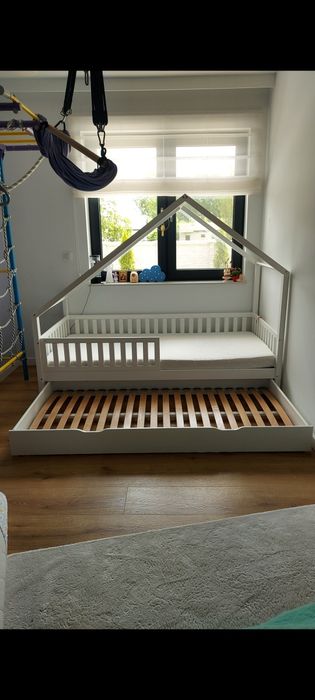 Łóżko domek 200×100 plus dostawka Luletto
