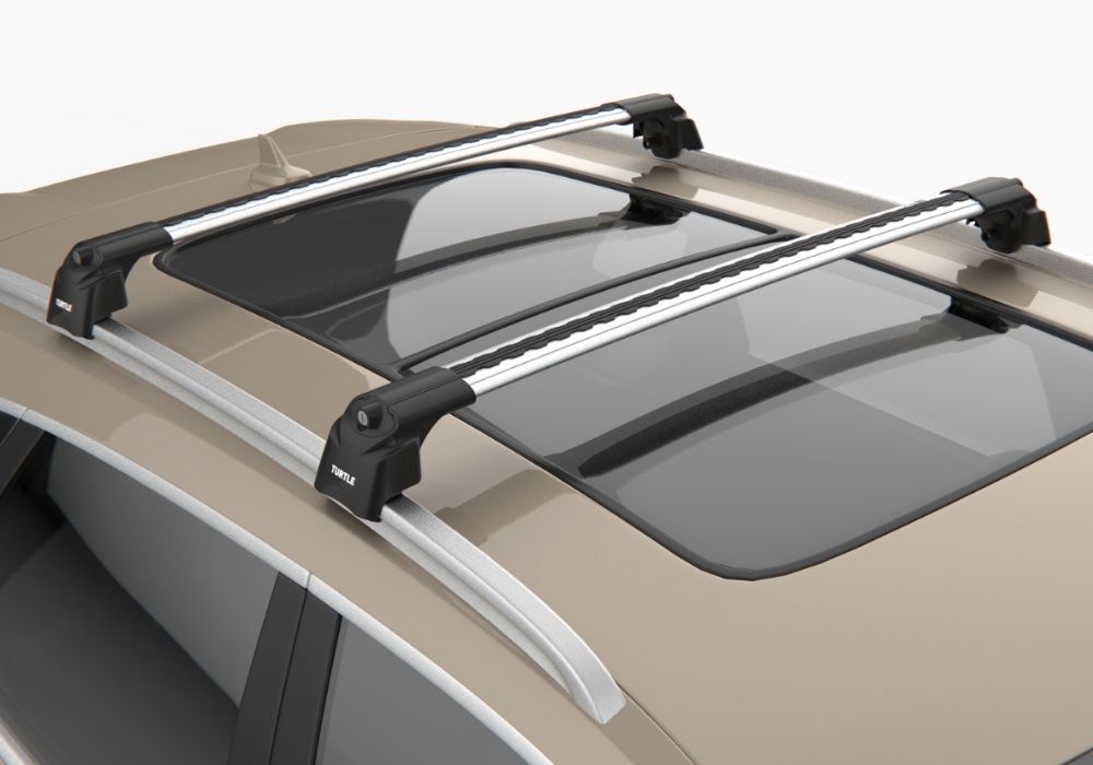 Bagażnik dachowy TURTLE belki na relingi Ford Focus Galaxy Kuga
