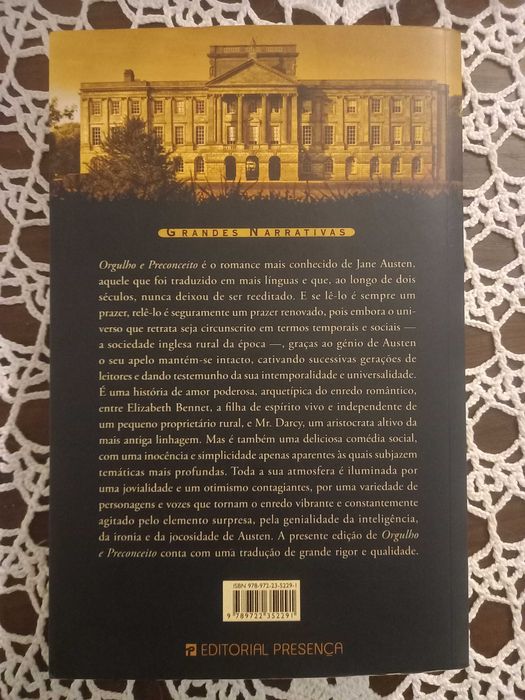 "Orgulho e Preconceito" da Jane Austen