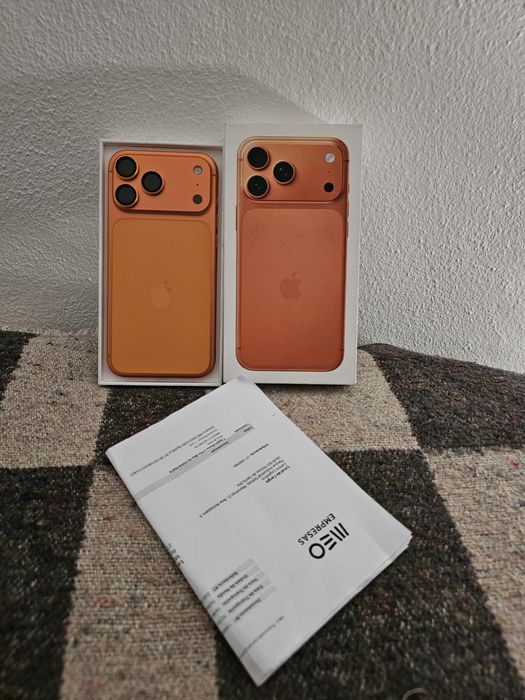 Iphone 17 pro max de 256Gb, dual sim e esim. Telefone tem semanas de u