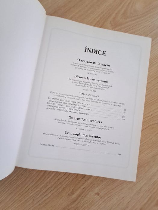 Livro História dos Grandes Inventos