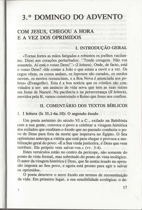 Comentários Às Leituras Da Liturgia Dominical Ano A