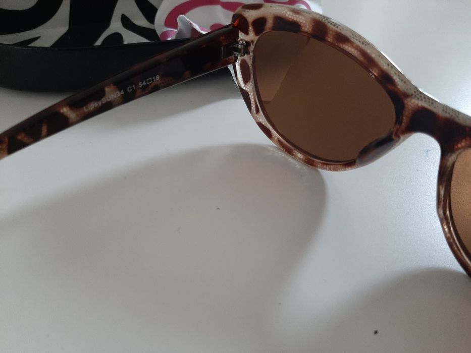 Nowe okulary przeciwsłoneczne markowe panterka