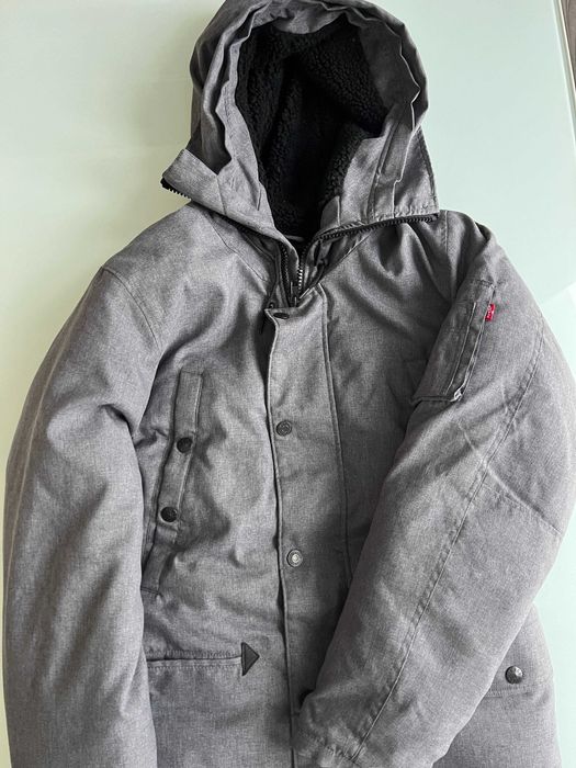 Зимняя куртка мужская Пуховик Levi's, Мужская парка зимова чоловіча