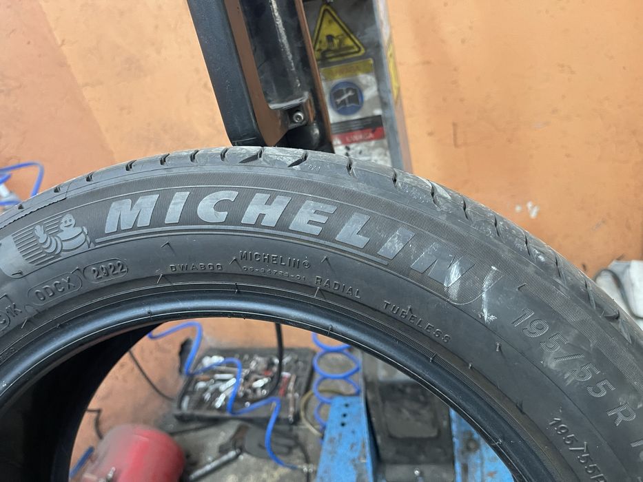 4xMichelin 195 55r16., 2022 6.5mm