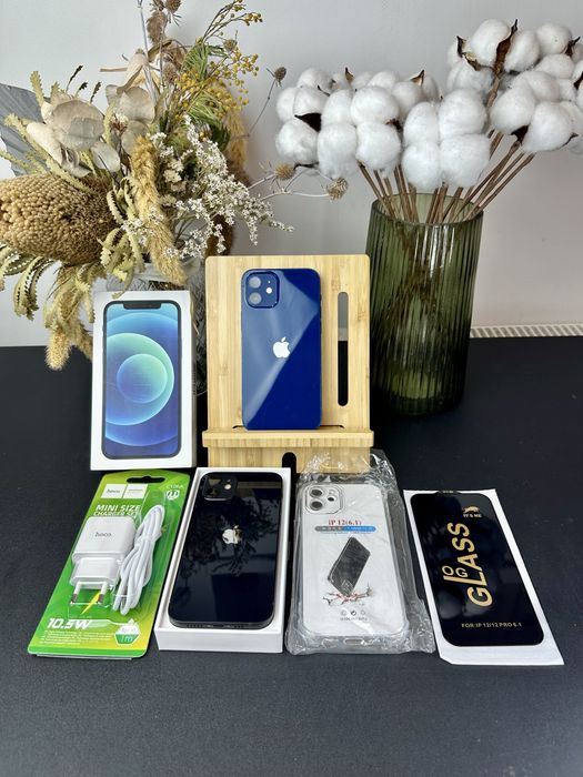 100% акб iPhone 12 Neverlock Apple 64/ 128 gb Айфон Black