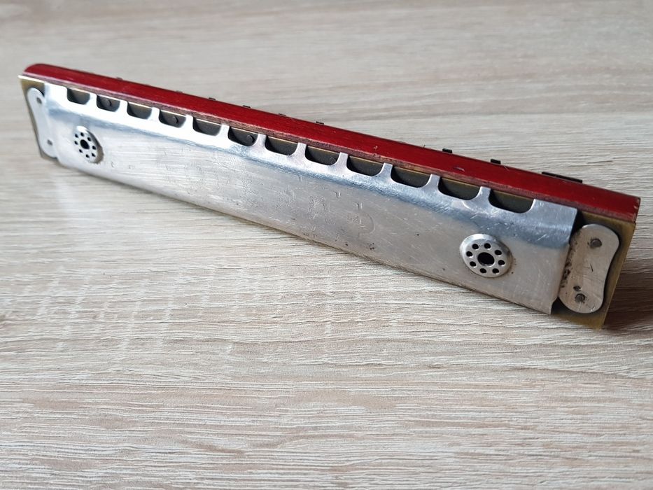 Stara Zabytkowa Harmonijka 48 Ustna Ligna Opera Made In Czechoslovakia
