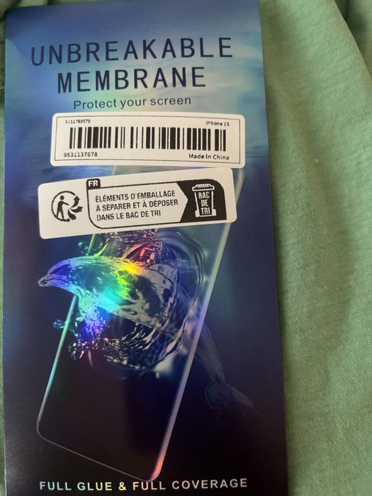 Etui do iPhone 15   i folia hydrożelowa