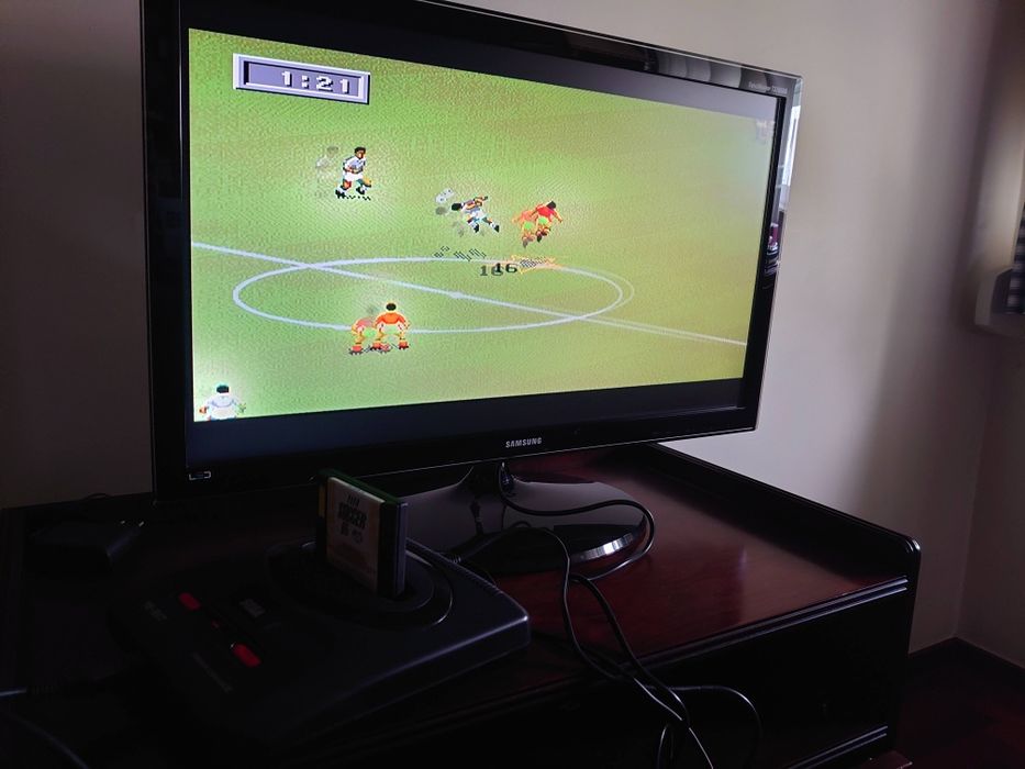 Sega Mega Drive + jogos e caixas