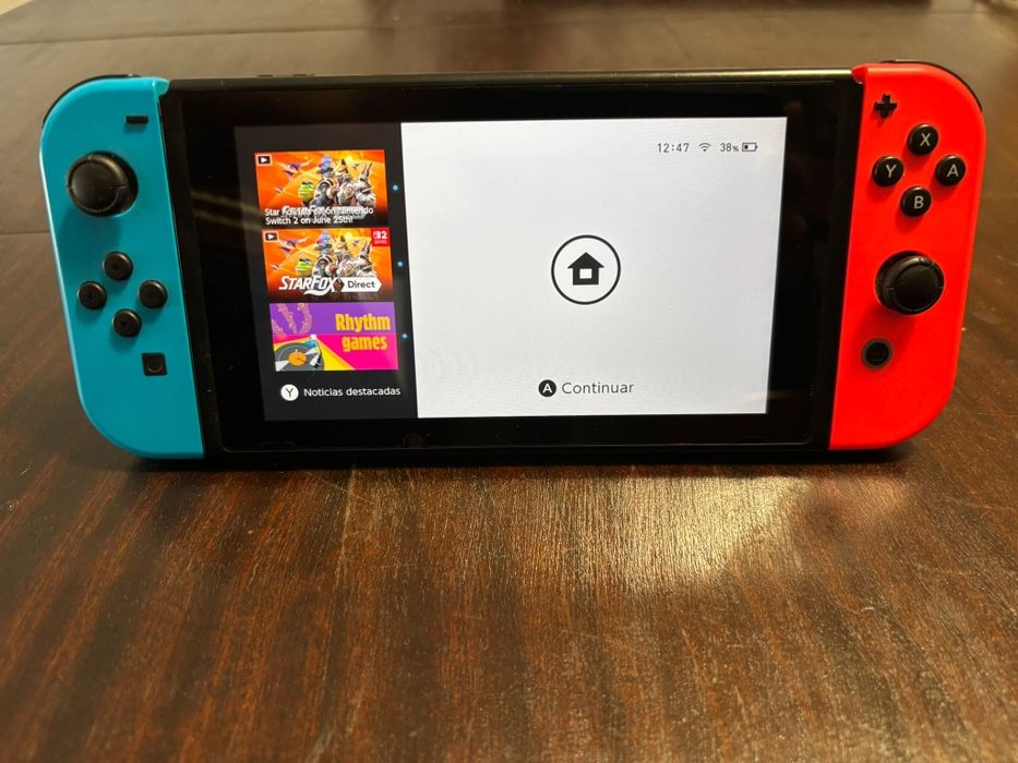 Nintendo Switch Completa + 3 Jogos