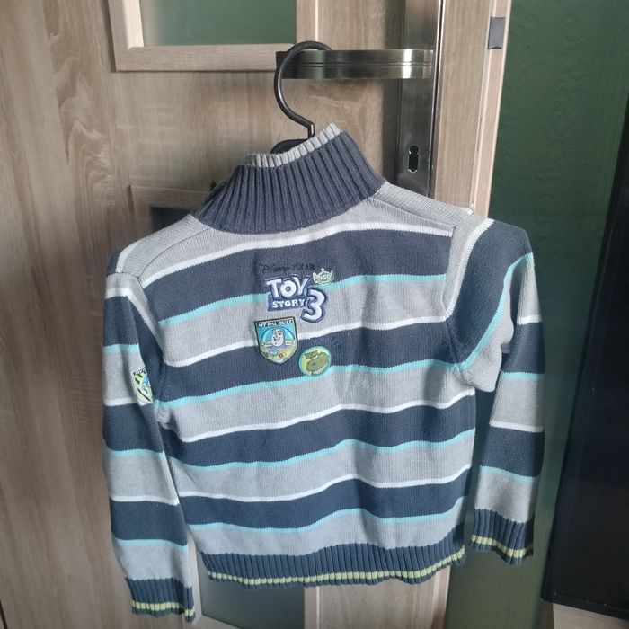 Sweter chłopięcy Toy Story Buzz C&A paski 116