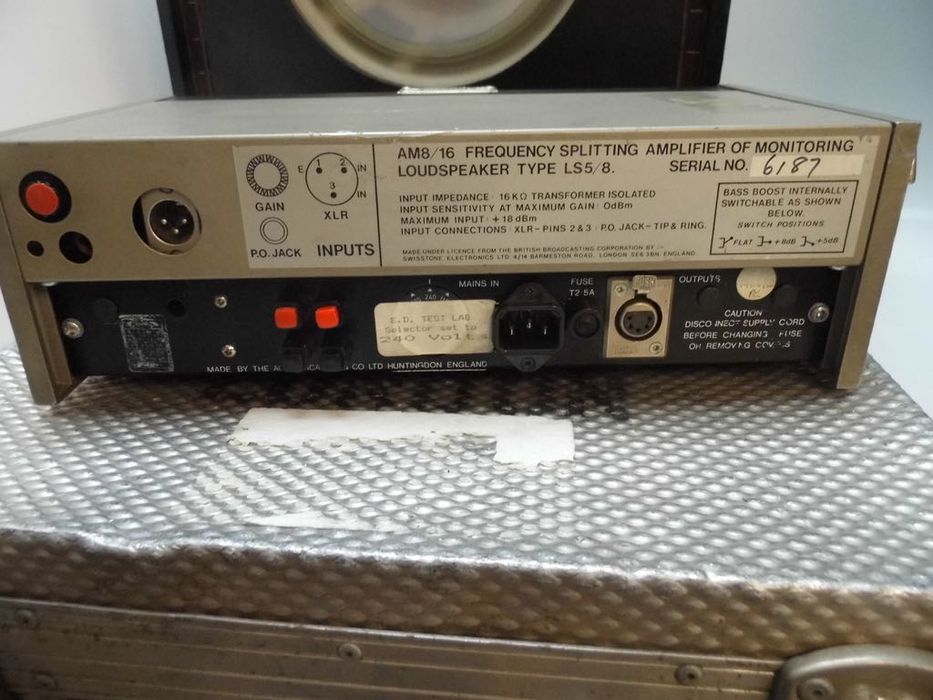 Kolumny Monitory BBC Rogers LS 5/8 + końcówki Quad 405