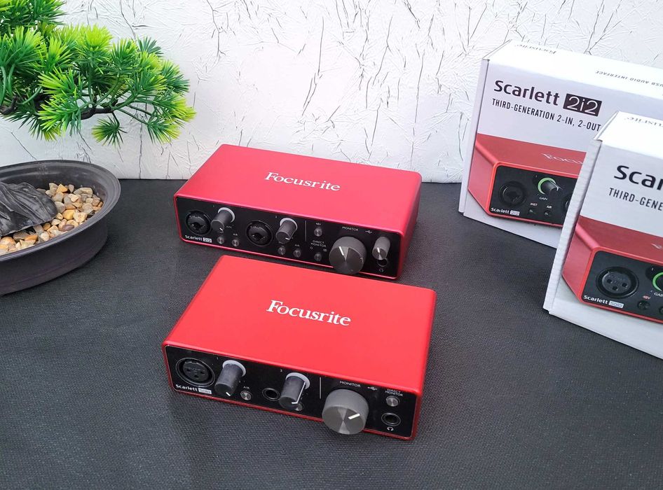 Звукова карта Focusrite Scarlett 2i2 3rd Gen (USB аудіоінтерфейс)