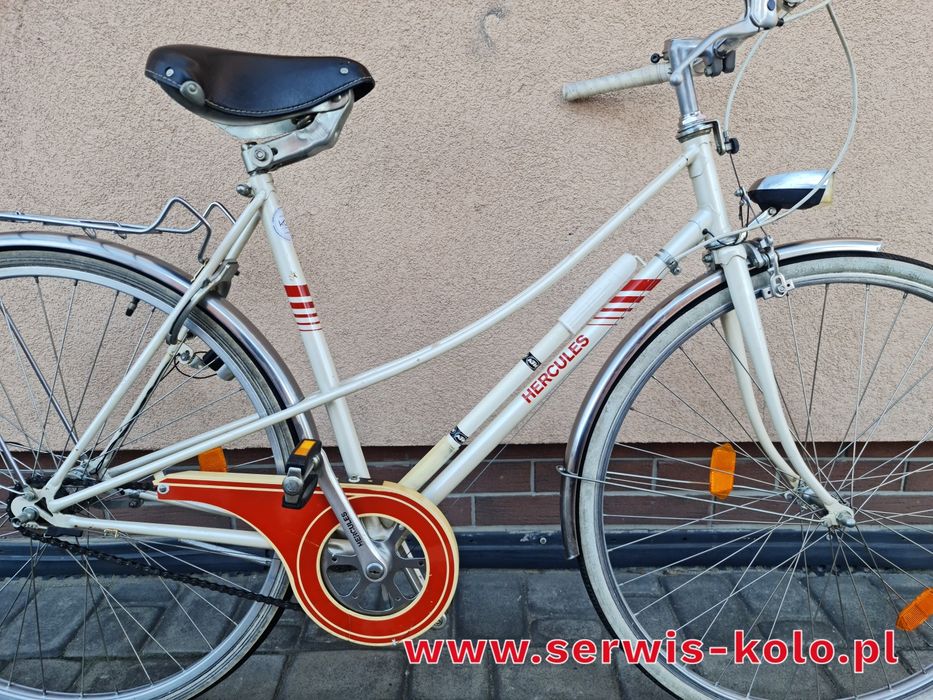 Rower damski miejski dwururka HERCULES koła 28 okazja rabat WYSYŁKA