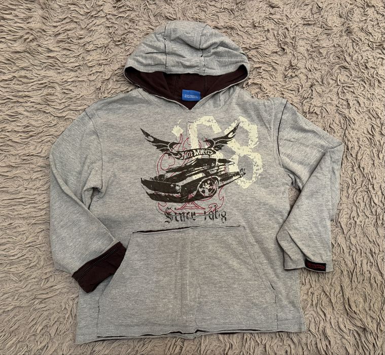 Худи толстовка кофта. Лонгслив Hot Wheels 134 см.