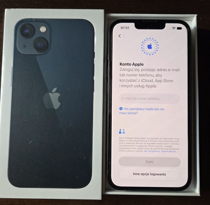 Iphone 13 128GB Midnight na Gwarancji