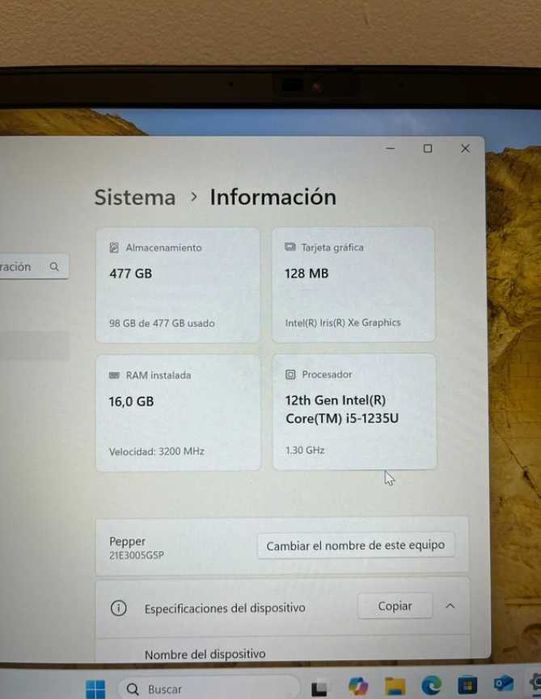 Lenovo ThinkPad L14 Gen 3 | i5 12ª Ger | 16GB RAM 3200mHz | Como Novo
