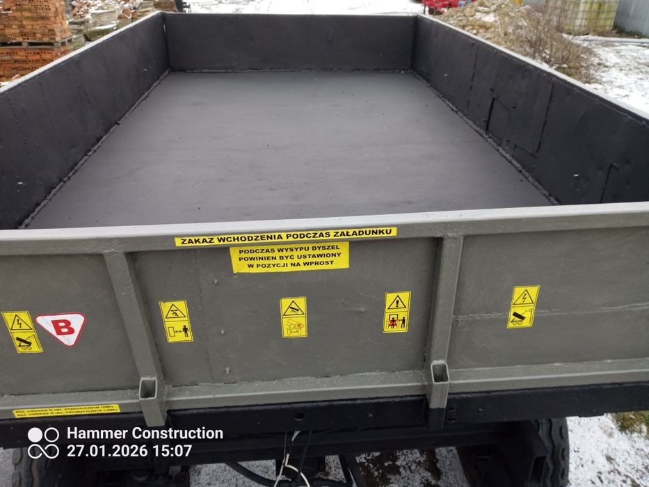 Przyczepa wywrotka Autosan Sanok D47 D46 D44 D45 D35 ZAREJESTROWANA