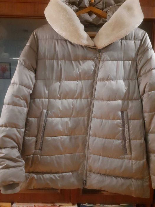 Куртка зимова, розмір 52-54, тканина - холлофайбер