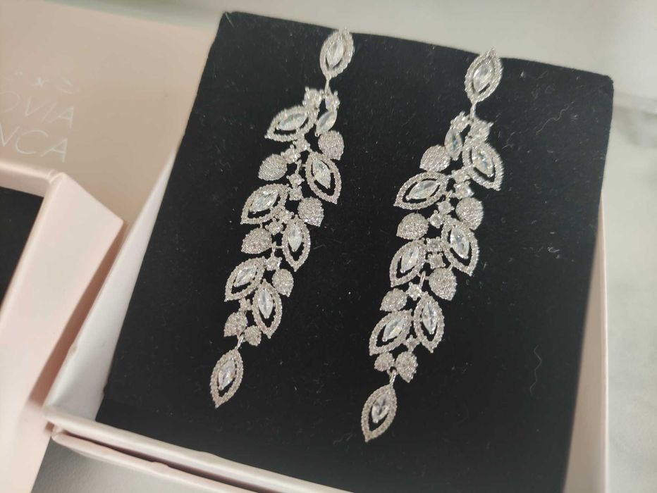 Kolczyki Ślubne LISA Novia Blanca, POLECAM!