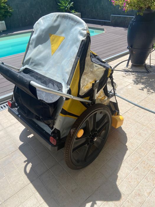 (Riquexó) Reboque para bicicleta para crianças