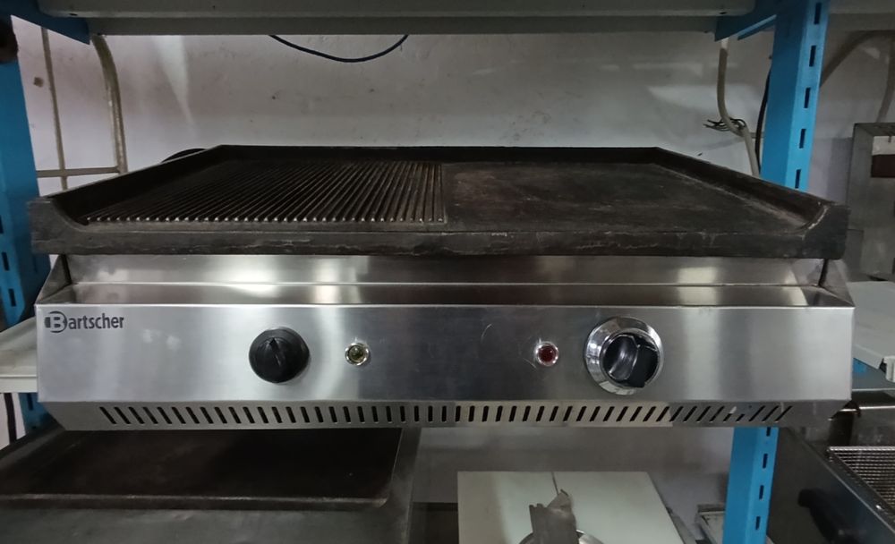 Гриль електричний Гриль рифлений та плоский Поверхня для смаження B