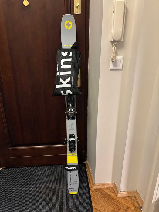 Narty  skiturowe Blizzard 150 cm + wiązania + foki