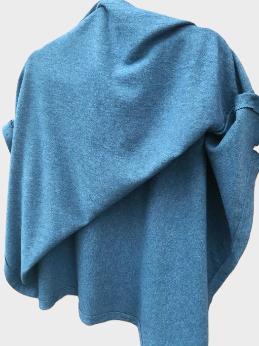 Шарф, Пончо Bird of Paradise, Кашемір, Шовк, перлинні гудзики, Італія