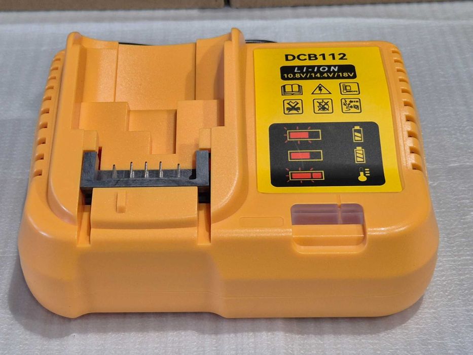 Ładowarka li-ion DCB112 zamiennik do DeWalt 10.8V 12V 14,4V 18V 2A