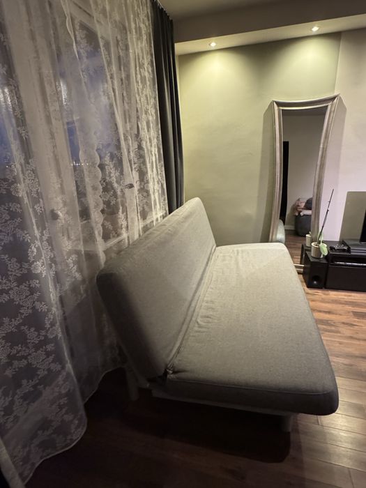 Rozkładana sofa / kanapa do spania + pokrowiec IKEA