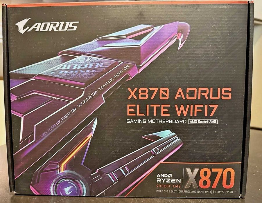 Нова материнська плата GIGABYTE X870 AORUS ELITE (Socket AM5 / DDR5)