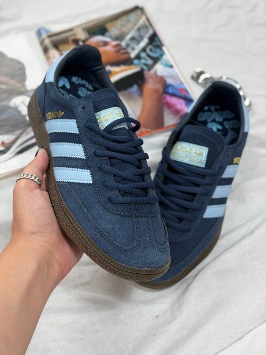 Топ Модель! Кросівки Adidas Handball Spezial Navy Gum, Адідас Сині, adidas
