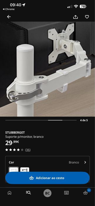 Monitor stand IKEA