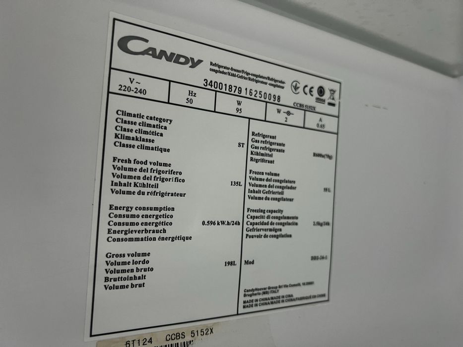 Холодильник candy італія