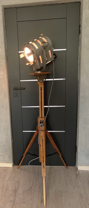 Lampa podlogowa stojaca loft vintage industrial Prl